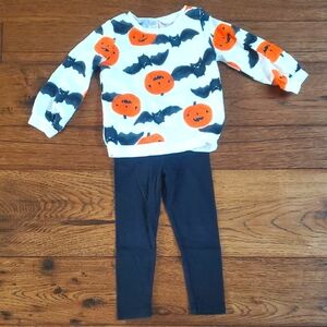 Halloween Pumpkin and Bat Costume